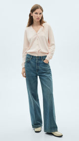 Mango cardigan luka in vintage pink - 99999999_01