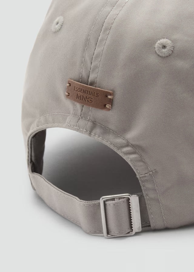 Mango cap basic in grey - D1