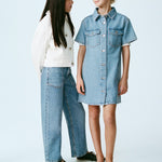 Mango dress andrea in medium denim - 99999999_01