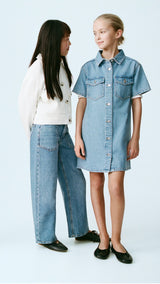 Mango dress andrea in medium denim - 99999999_01