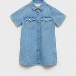 Mango dress andrea in medium denim - B