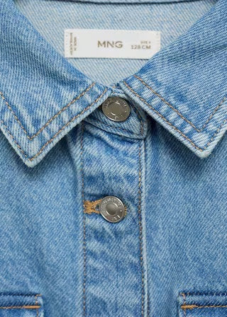 Mango dress andrea in medium denim - D0