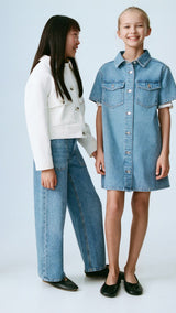 Mango dress andrea in medium denim - D6