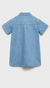 Mango dress andrea in medium denim - R