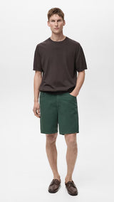 Mango bermudas jayb in bottle green - 99999999_01
