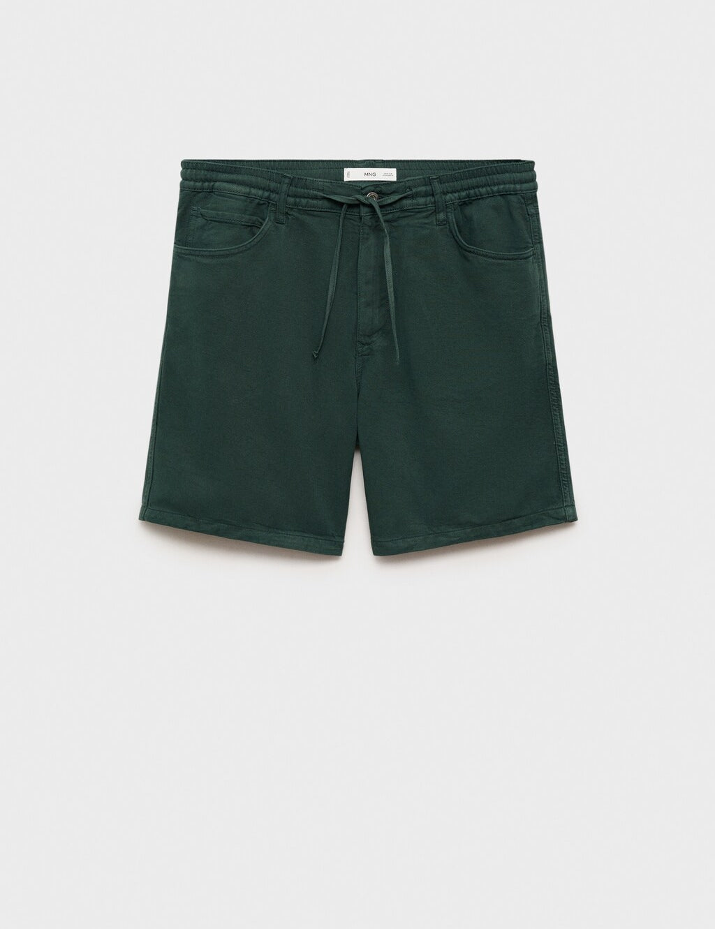Mango bermudas jayb in bottle green - B