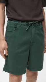 Mango bermudas jayb in bottle green - D1