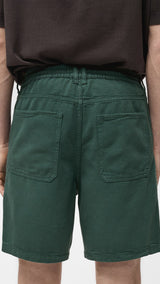 Mango bermudas jayb in bottle green - D6