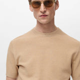 Mango t-shirt andrew in beige