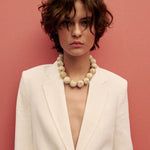 Mango blazer boreli in off white