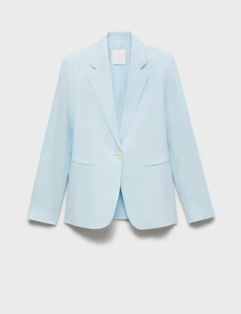 Mango blazer boreli in celestial