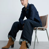 Mango ankle boots adri1 in tobacco