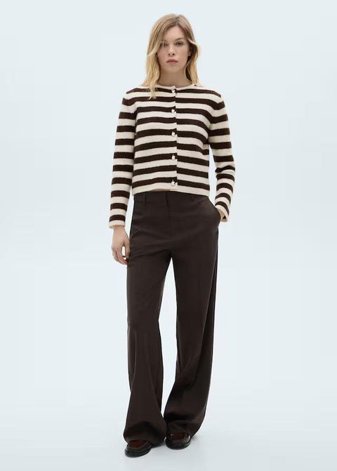 Mango cardigan elioter in raw/unbleached