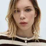Mango cardigan elioter in raw/unbleached