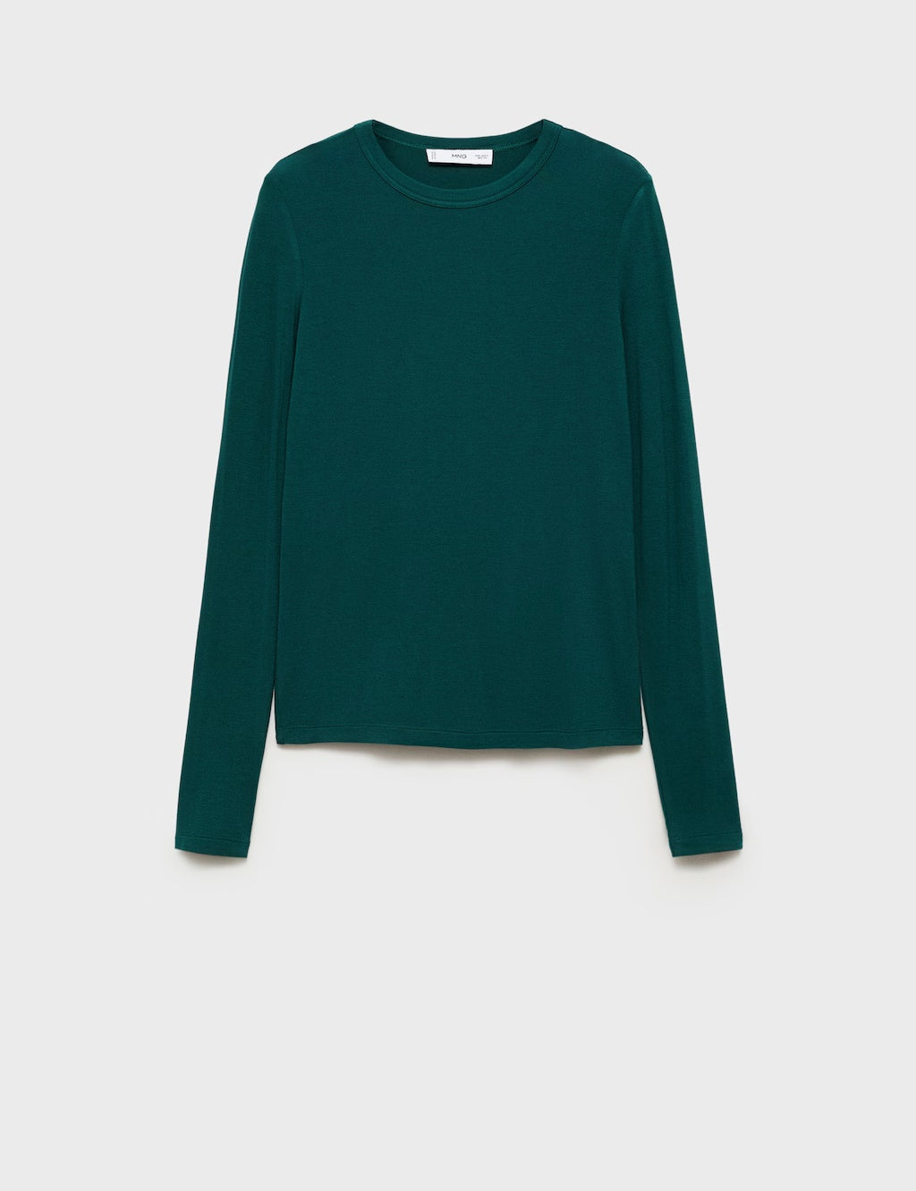 Mango t-shirt second in bottle green - B