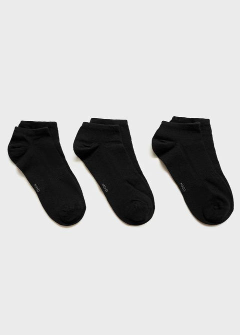 Mango socks minitobi in black