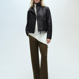 Mango trousers carlosw in khaki