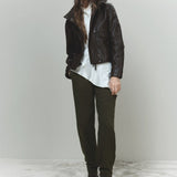 Mango trousers carlosw in khaki