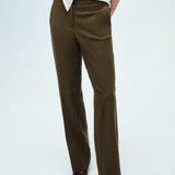 Mango trousers carlosw in khaki