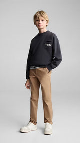 Mango sweatshirt festival in anthracite