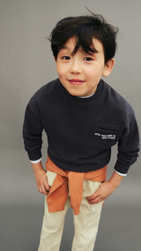 Mango sweatshirt festival in anthracite
