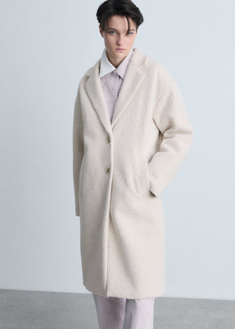 Mango jacket finster in beige