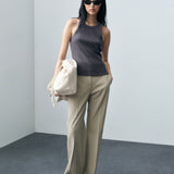 Mango top naju in anthracite