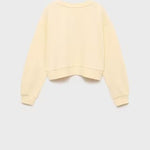 Mango sweatshirt etoiles in yellow