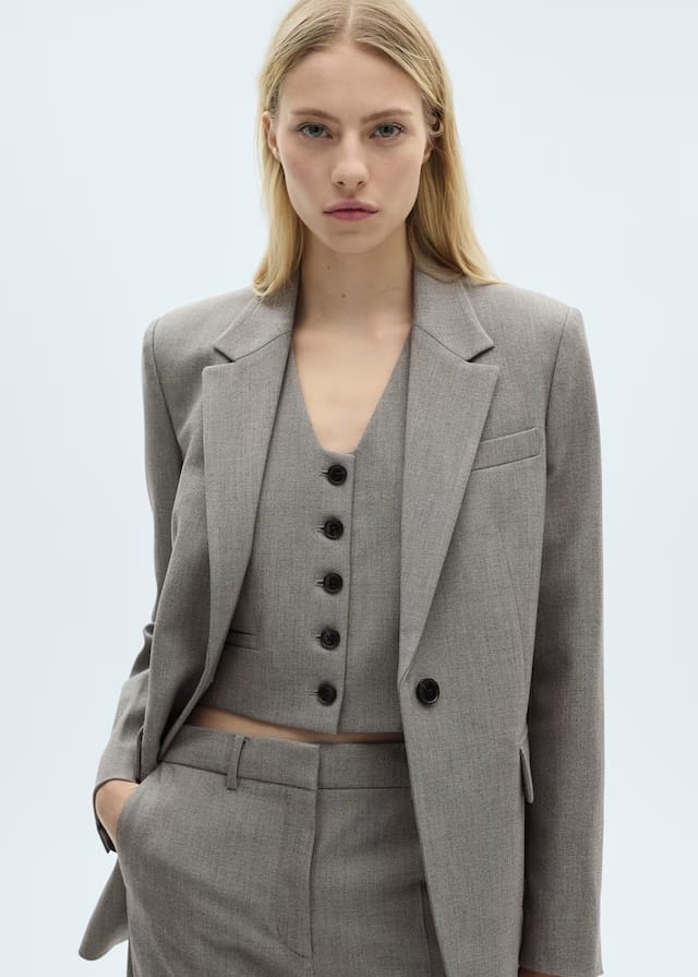 Mango blazer bowery2 in grey