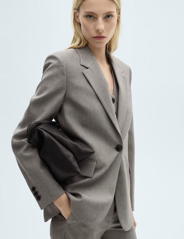 Mango blazer bowery2 in grey