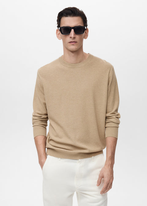 Mango sweater avena in beige