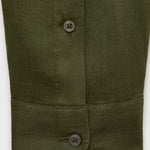 Mango shirt parrot in green
