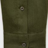 Mango shirt parrot in green