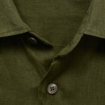 Mango shirt parrot in green