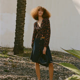 Mango blouse gem in black