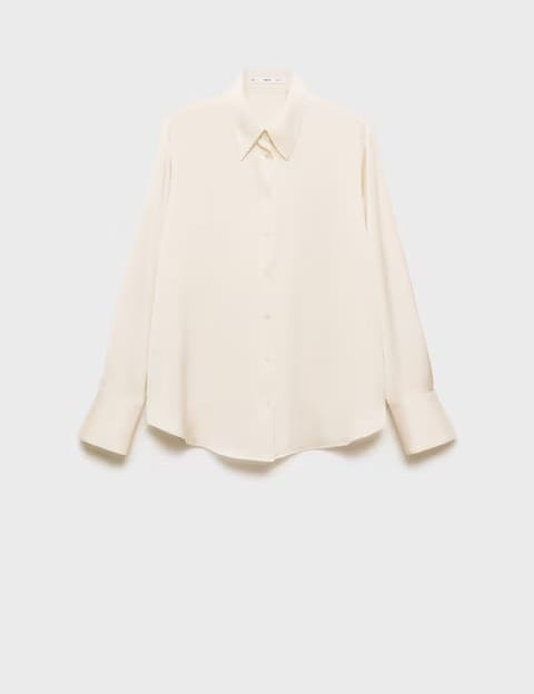 Mango shirt ideale in off white