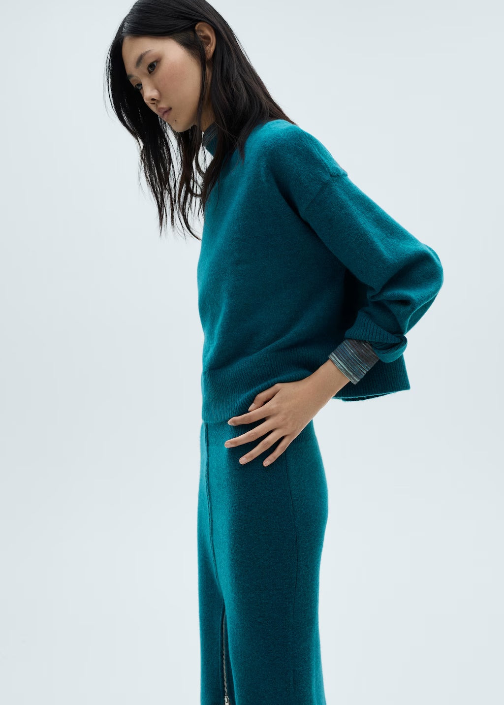 Mango skirt rebecca in green - D1