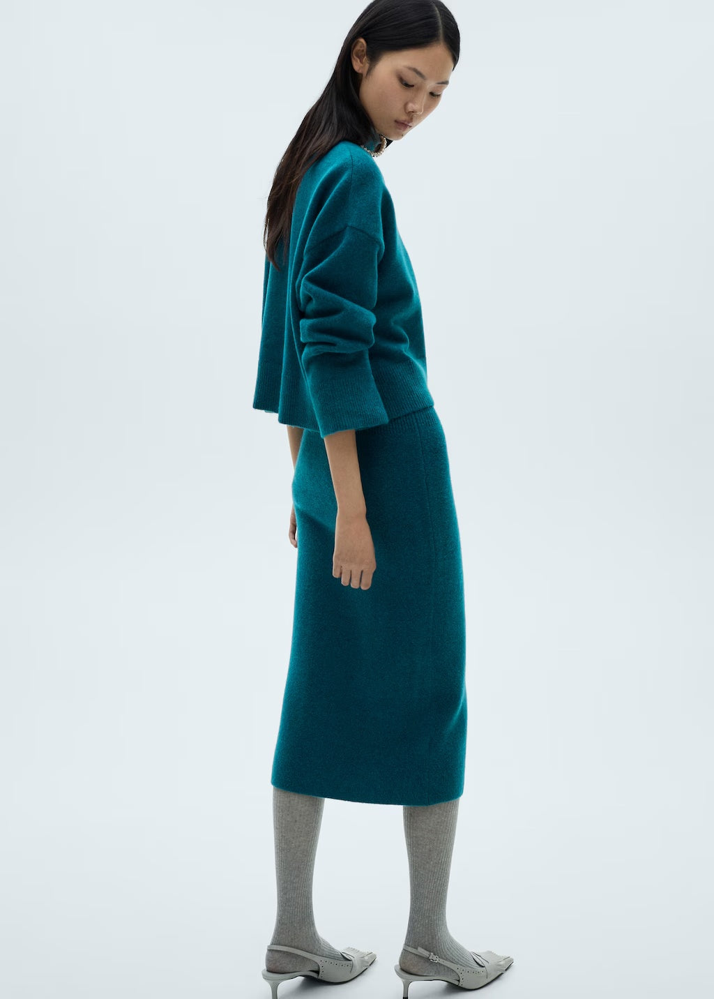 Mango skirt rebecca in green - R