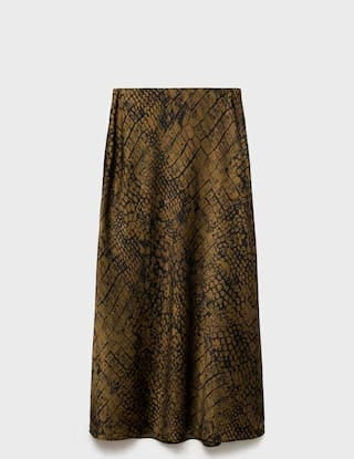 Mango skirt jules in brown