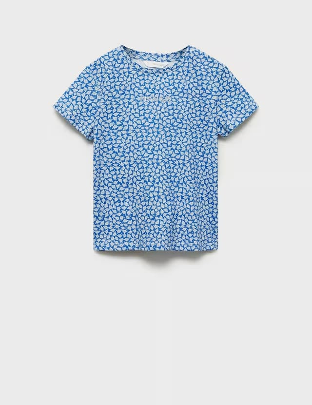 Mango t-shirt mngfi in celestial
