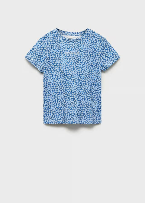 Mango t-shirt mngfi in celestial