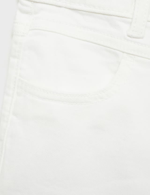 Mango shorts bianca in white