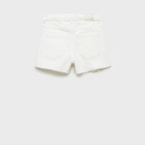 Mango shorts bianca in white