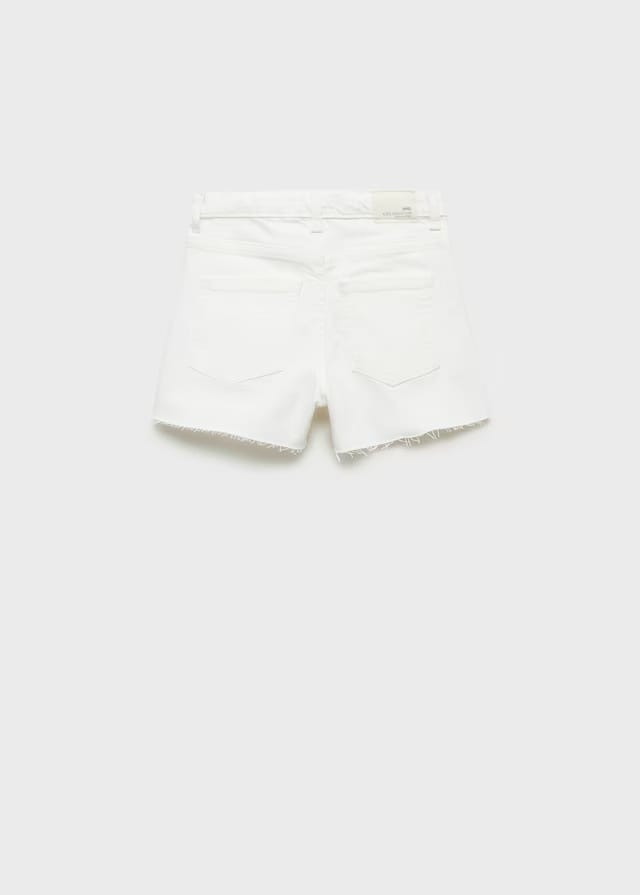 Mango shorts bianca in white