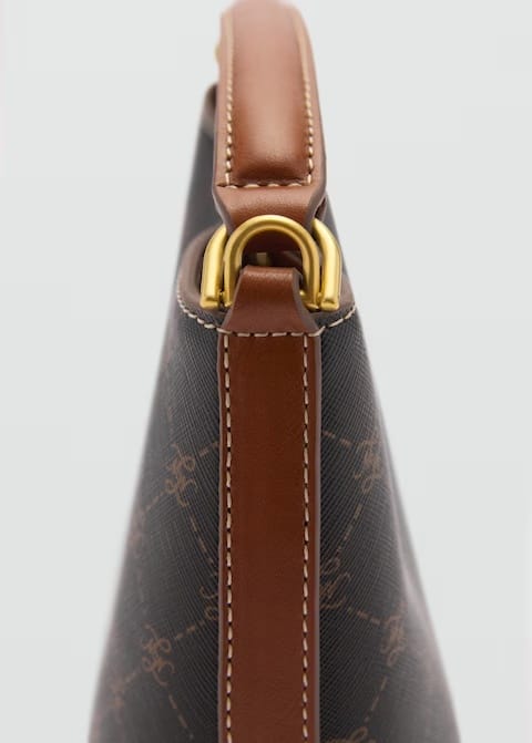 Mango bucket bag mike in brown