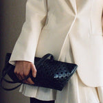 Mango shoulder bag troque in black