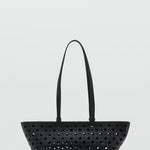 Mango shoulder bag troque in black