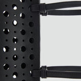 Mango shoulder bag troque in black