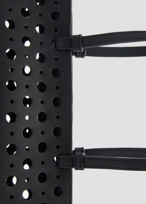 Mango shoulder bag troque in black