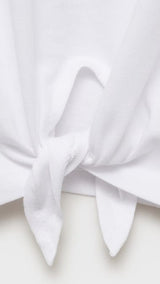 Mango t-shirt enjoy in off white